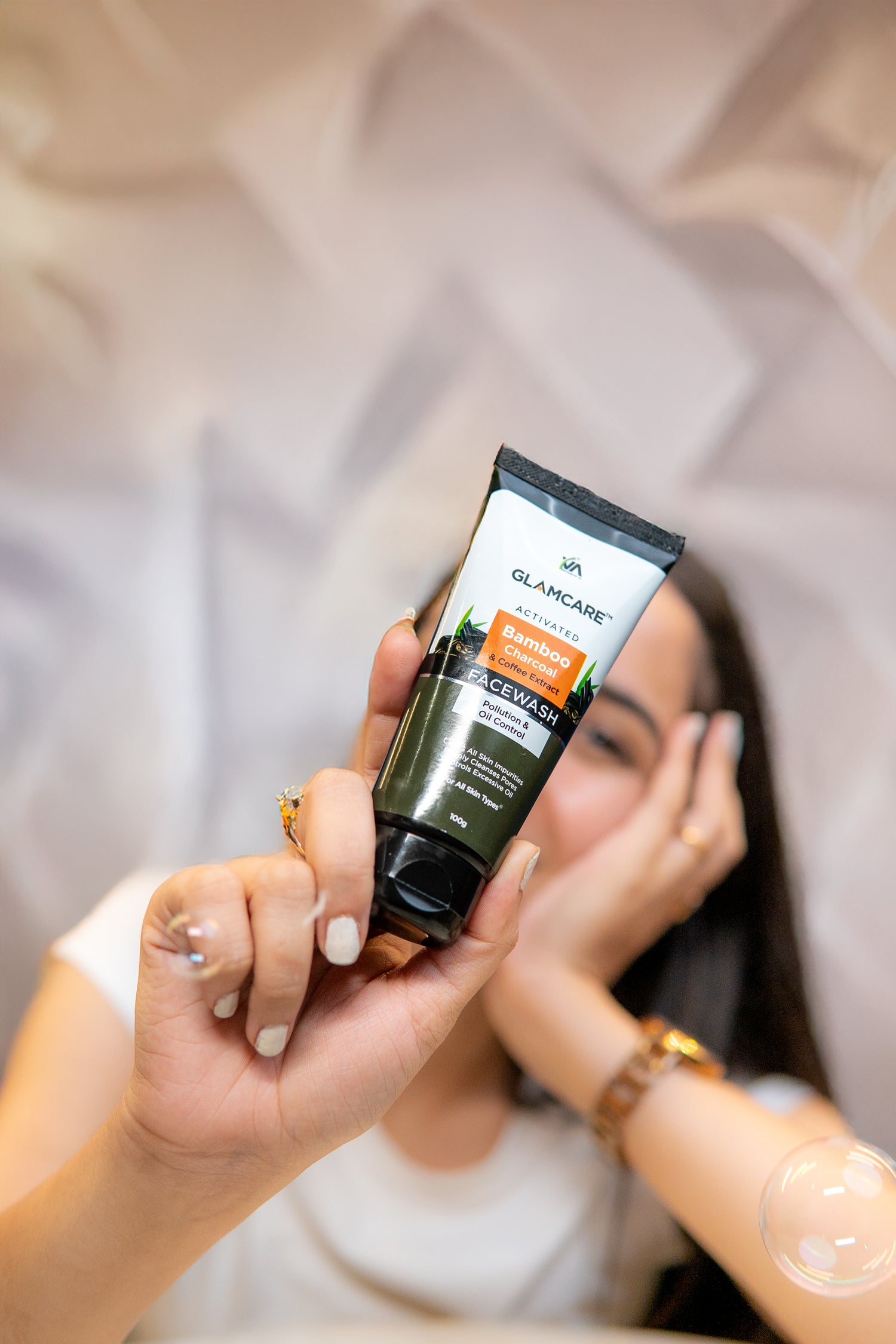 Activated Bamboo Charcoal & Coffee Extract Face Wash - 100 g