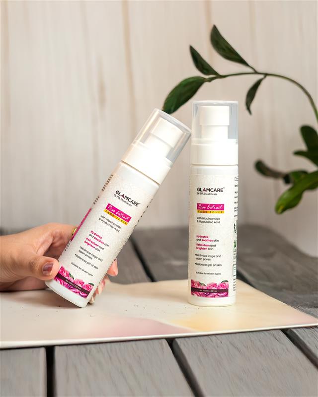 Rose Extract Face Toner with Niacinamide & Hyaluronic acid - 100 ML