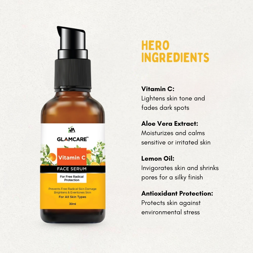 Vitamin C with Aloe Vera Extract & Lemon Oil - 30 ML