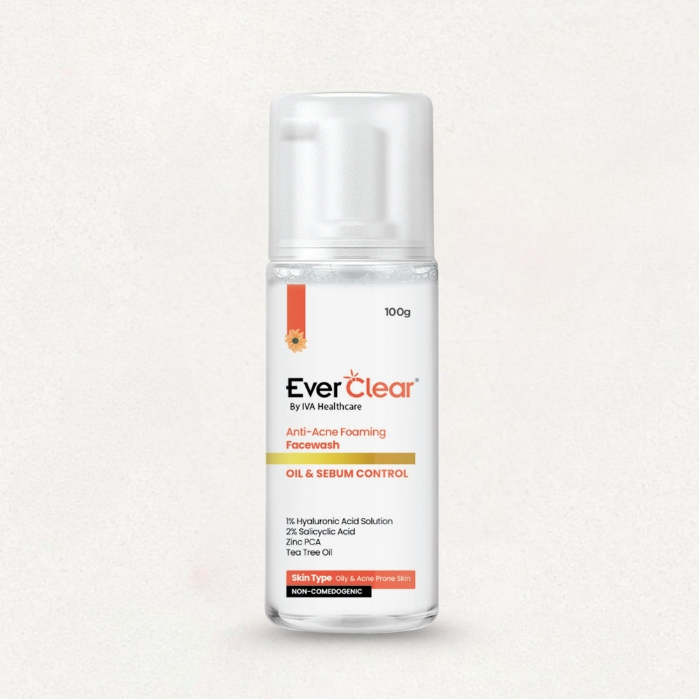 Everclear Anti Acne Foaming Face Wash - 100g