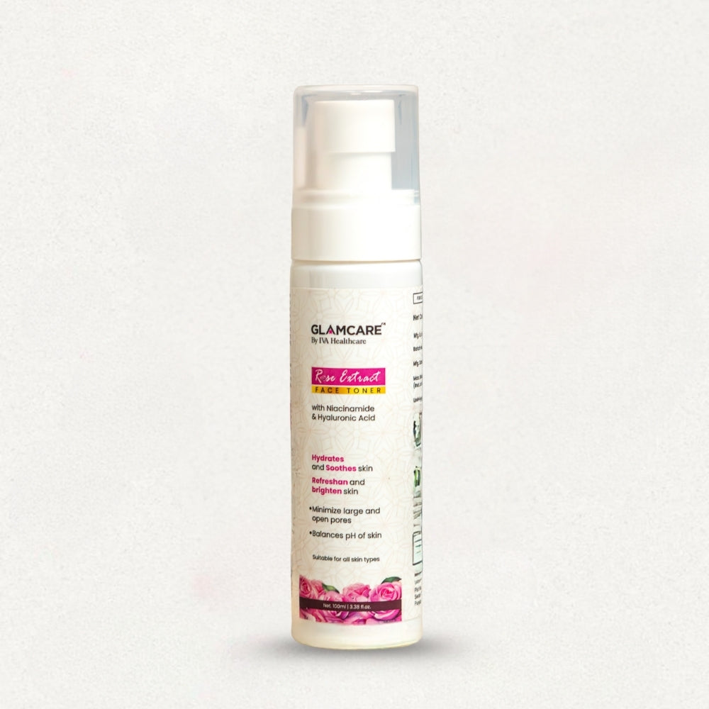 Rose Extract Face Toner with Niacinamide & Hyaluronic acid - 100 ML