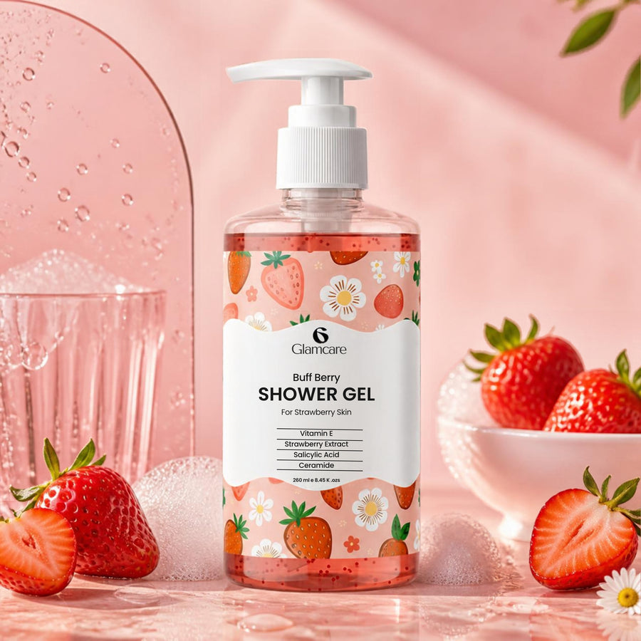 Glamcare Buff Berry Shower Gel (250ml)