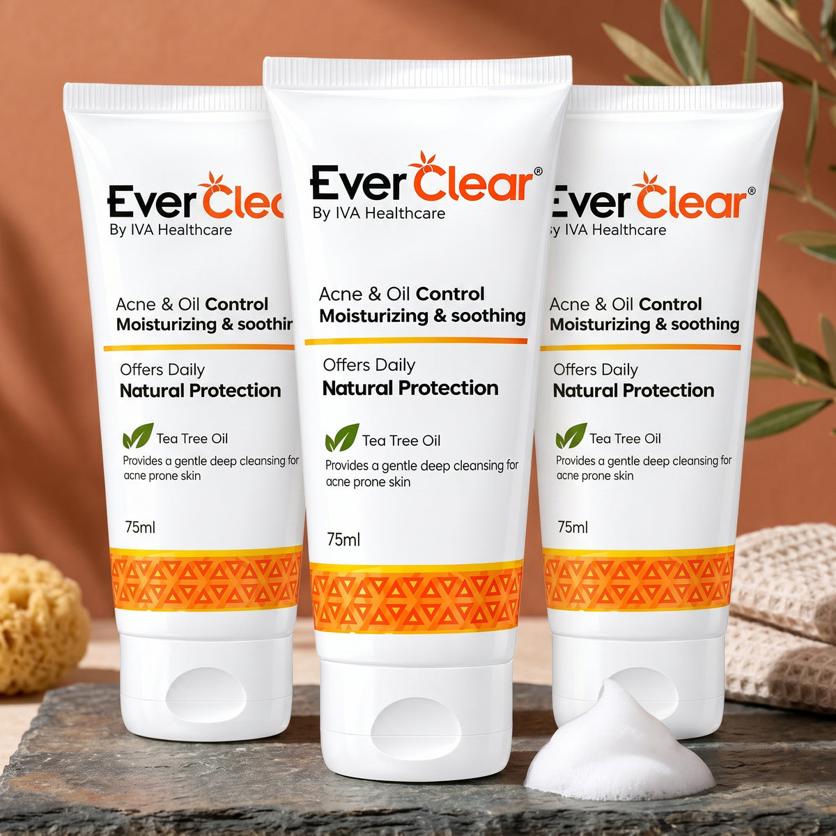 Everclear Anti-Acne Gel Facewash Pack of 3
