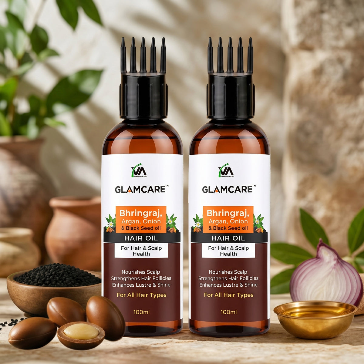 Glamcare Bhringraj Hair Drops Pack of 2