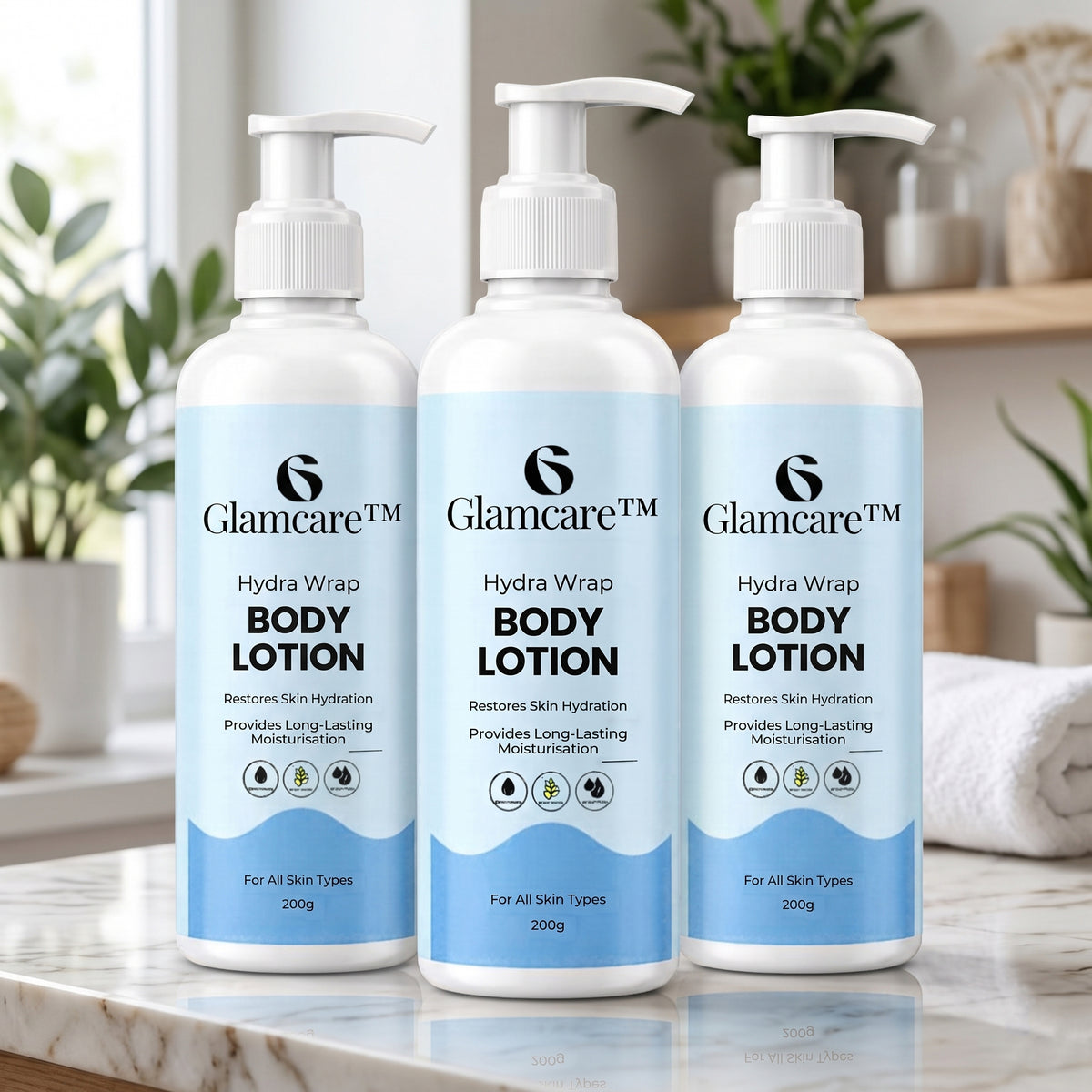 Glamcare Hydra Wrap Body Lotion Pack of 2