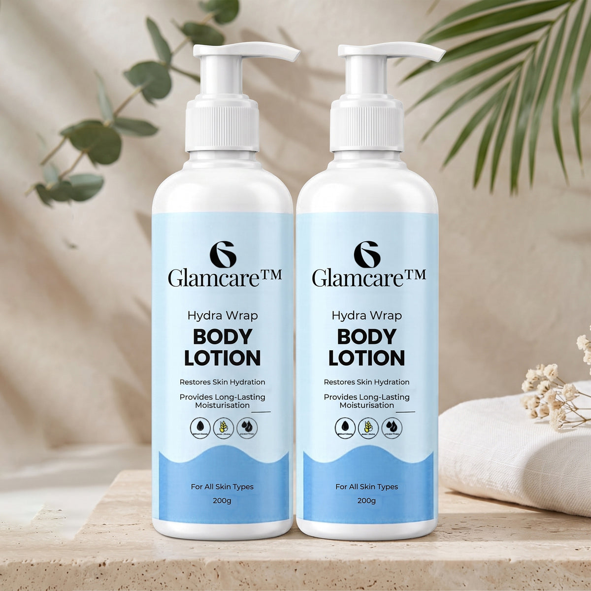 Glamcare Hydra Wrap Body Lotion Pack of 2