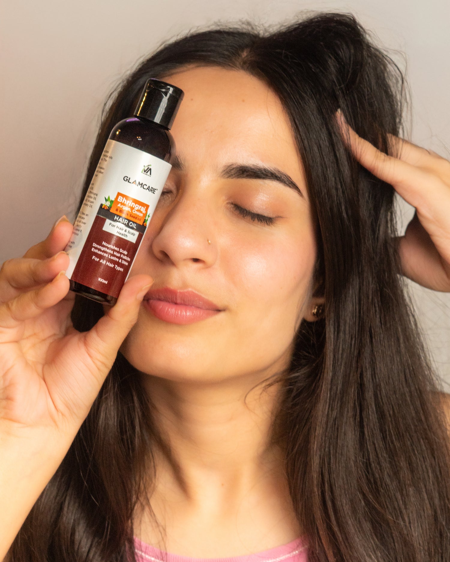 Hair Oil with Bhringraj, Argan, Onion & Black Seed Oil - 100 ML