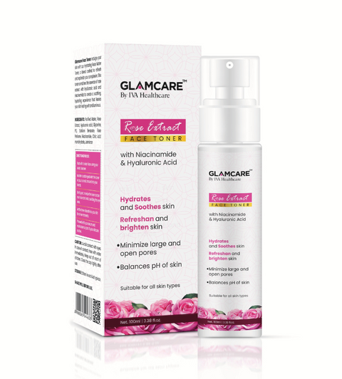 Rose Extract Face Toner with Niacinamide & Hyaluronic acid - 100 ML
