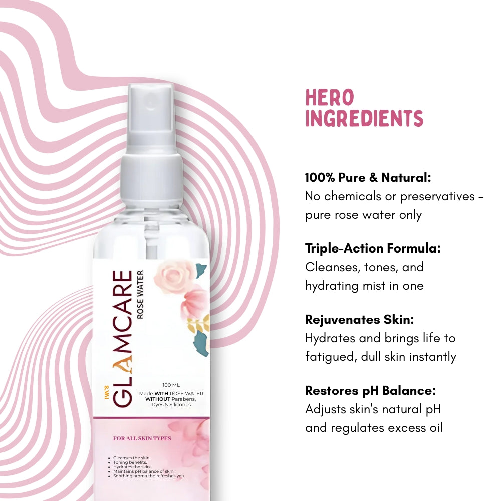 Rose Water with The Goodness of Roses - 100 ML