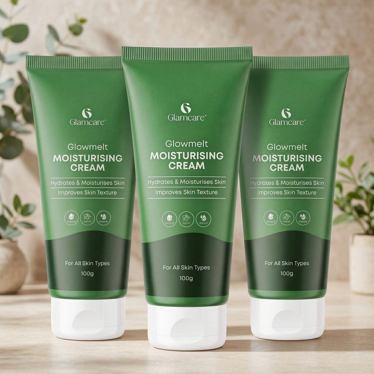 Glamcare Glowmelt Moisturising Cream Pack of 3