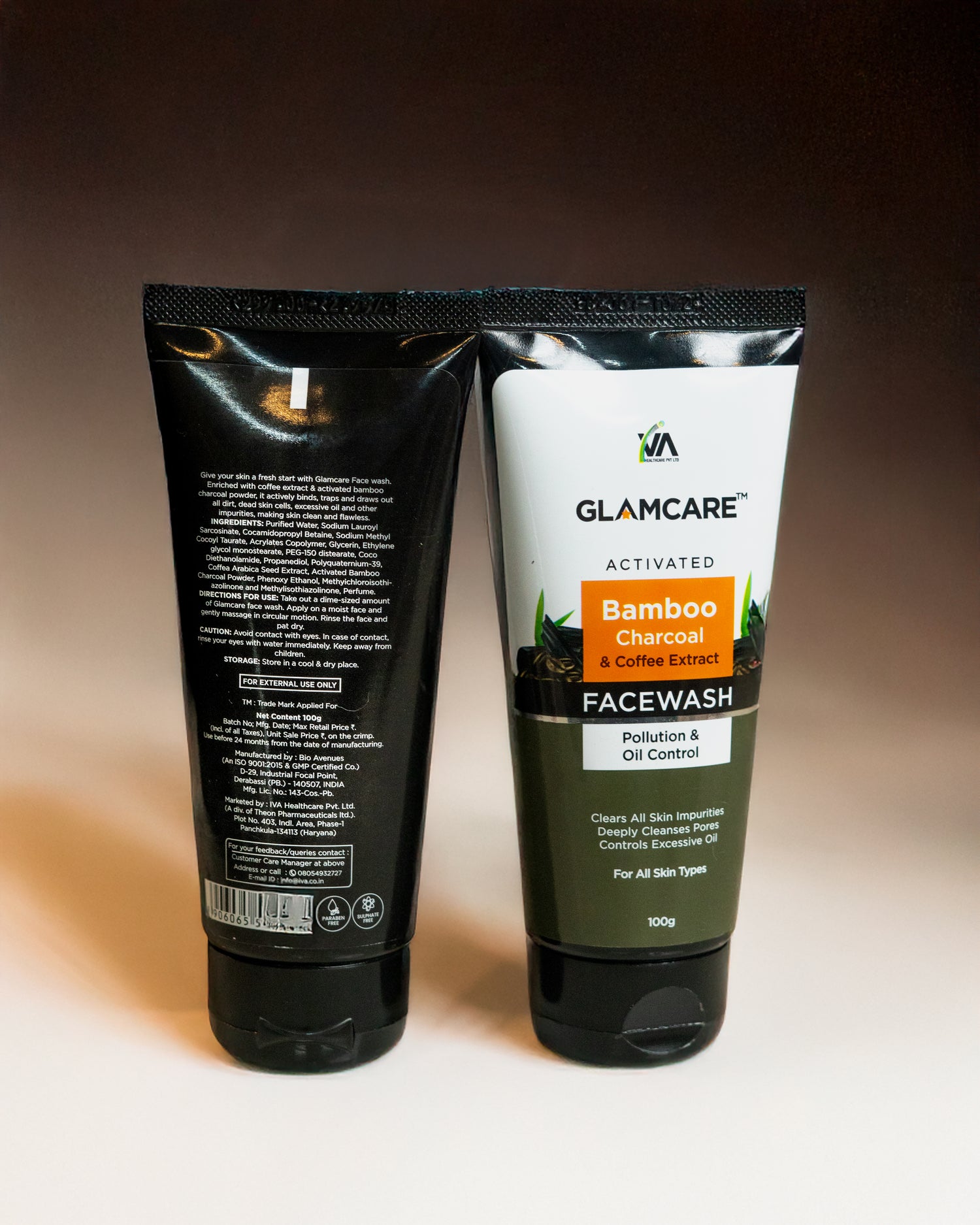 Bamboo Charcoal & Coffee Extract Face Wash