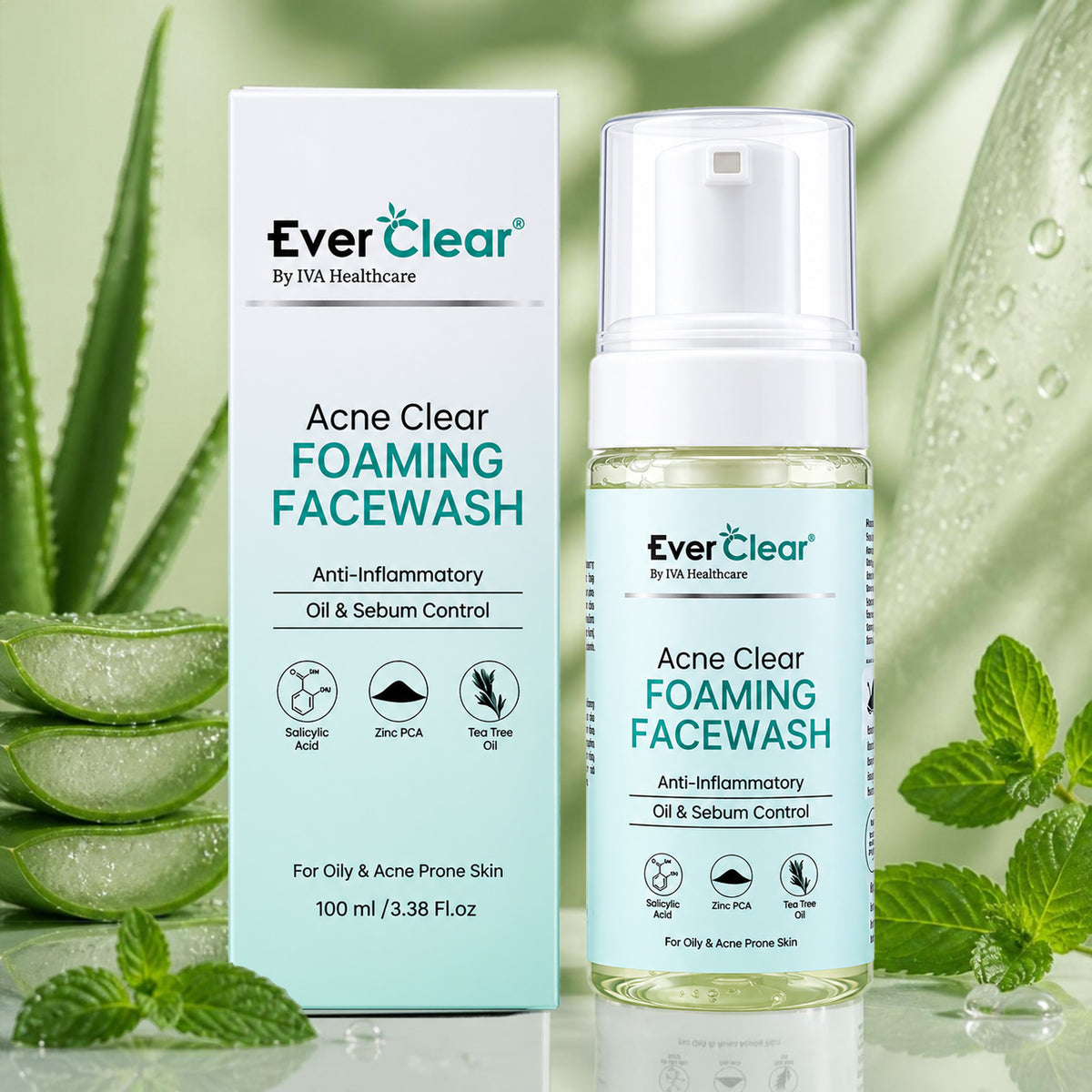 Everclear Anti-Acne Foaming Face Wash