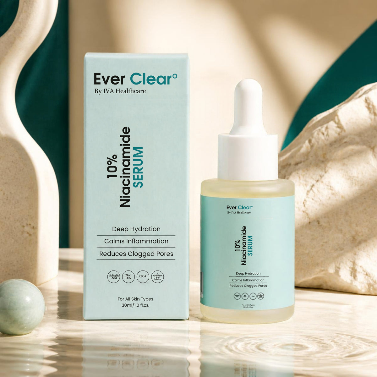 Everclear 10% Niacinamide Serum Pack of 3