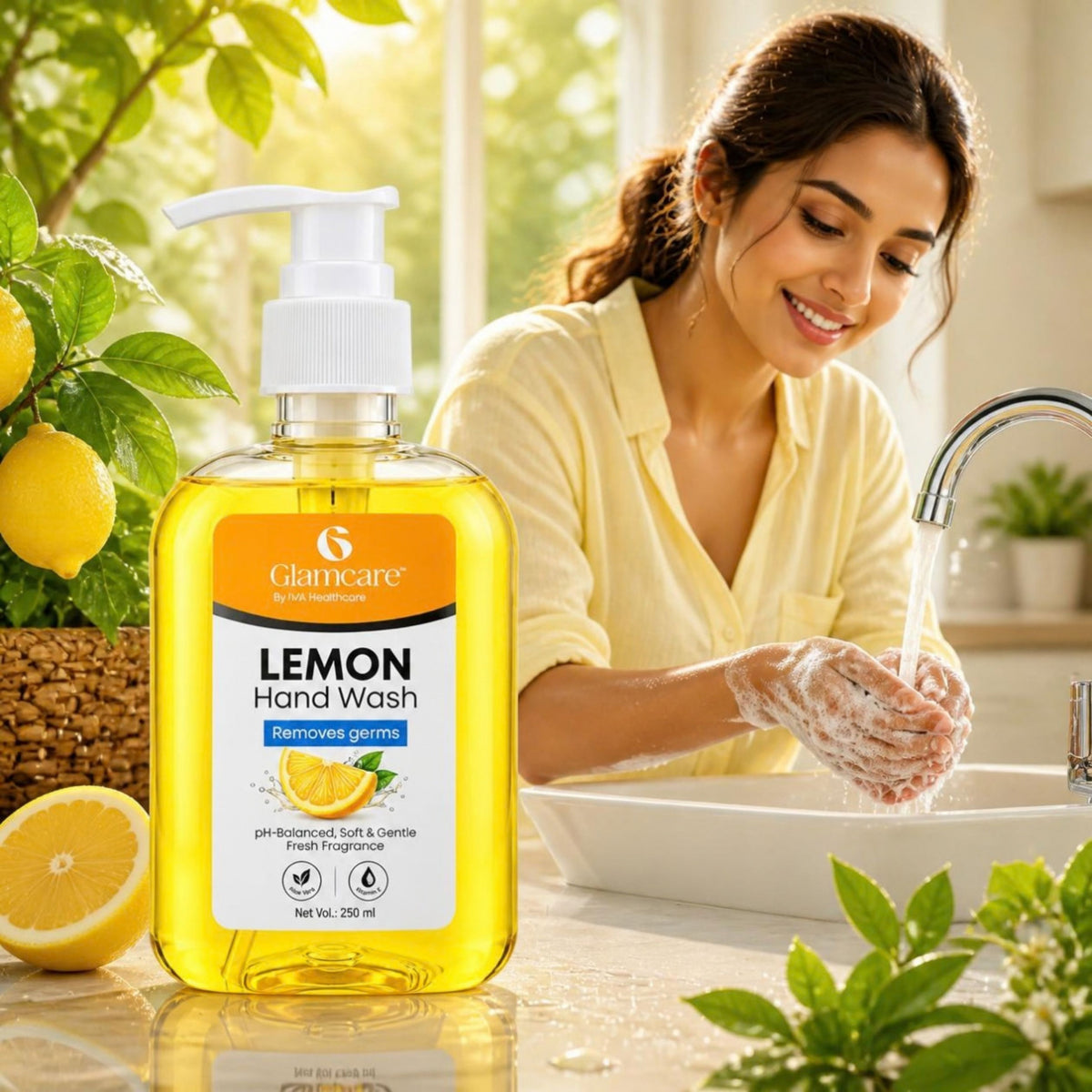 Glamcare Lemon Hand Wash Pack of 2