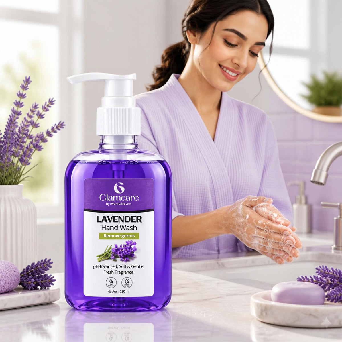 Glamcare Lavender Hand Wash Pack of 3