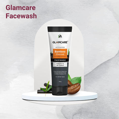 Face Wash with Activated Bamboo Charcoal & Coffee Extract - 100 g