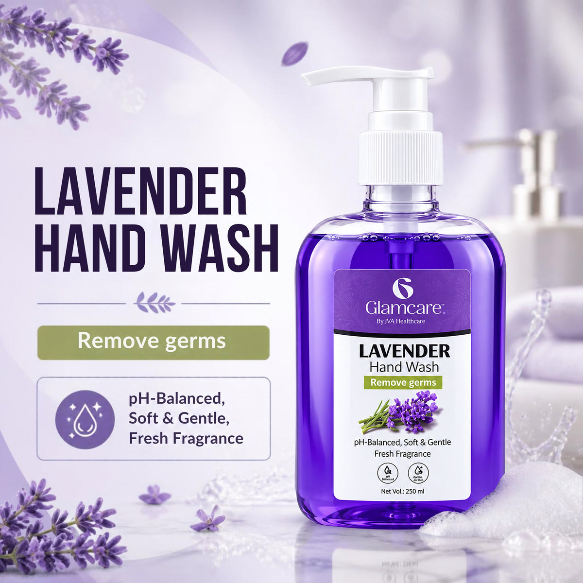 Glamcare Lavender Hand Wash Pack of 2