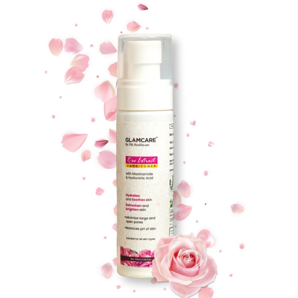 Rose Extract Face Toner with Niacinamide & Hyaluronic acid - 100 ML