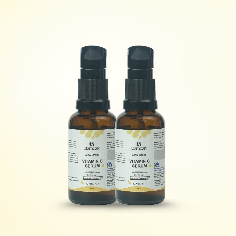 Glamcare Glow Drops Vitamin C Serum Pack of 2