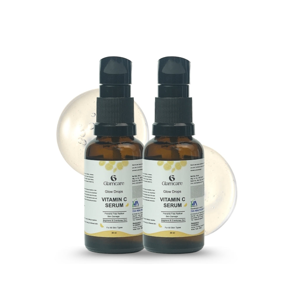 Glamcare Glow Drops Vitamin C Serum Pack of 2