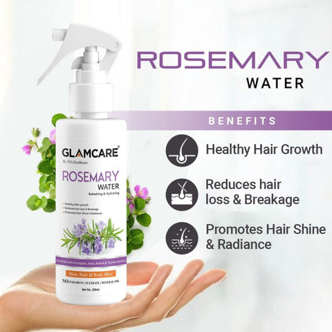 Glamcare Rosemary Water For Hair Growth (200 ml)