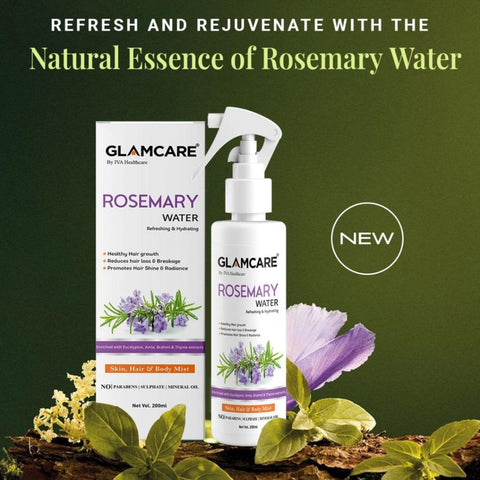 Glamcare Rosemary Water For Hair Growth (200 ml)