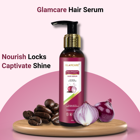 Hair Serum with Onion Seed Extract, Biotin & Caffeine - 100 ML