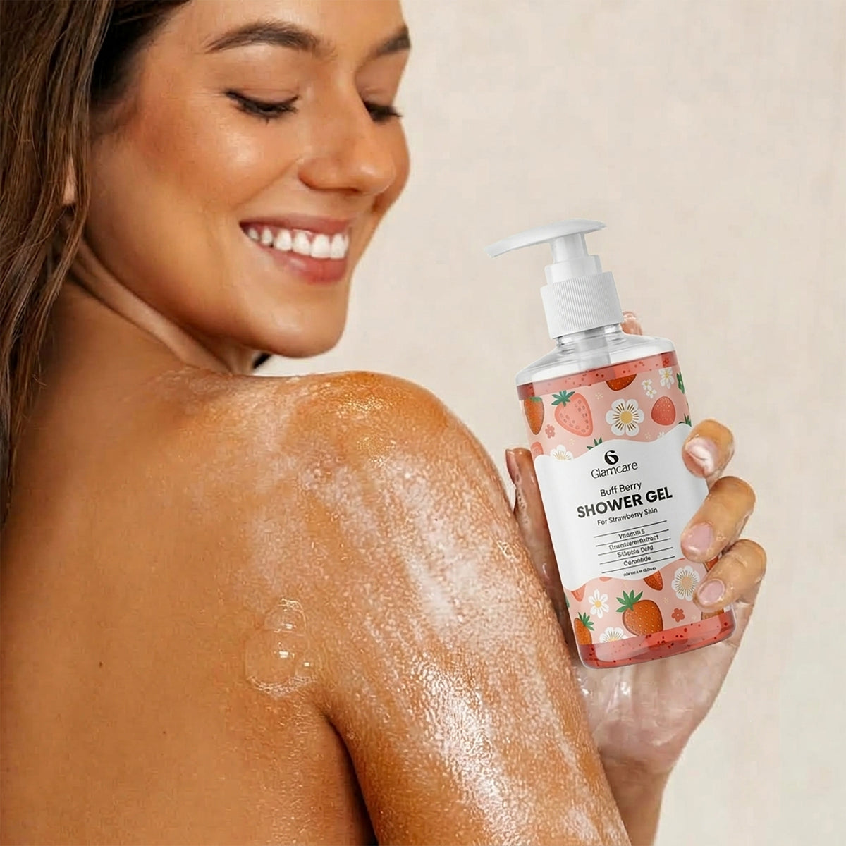 Glamcare Buff Berry Shower Gel Pack of 3