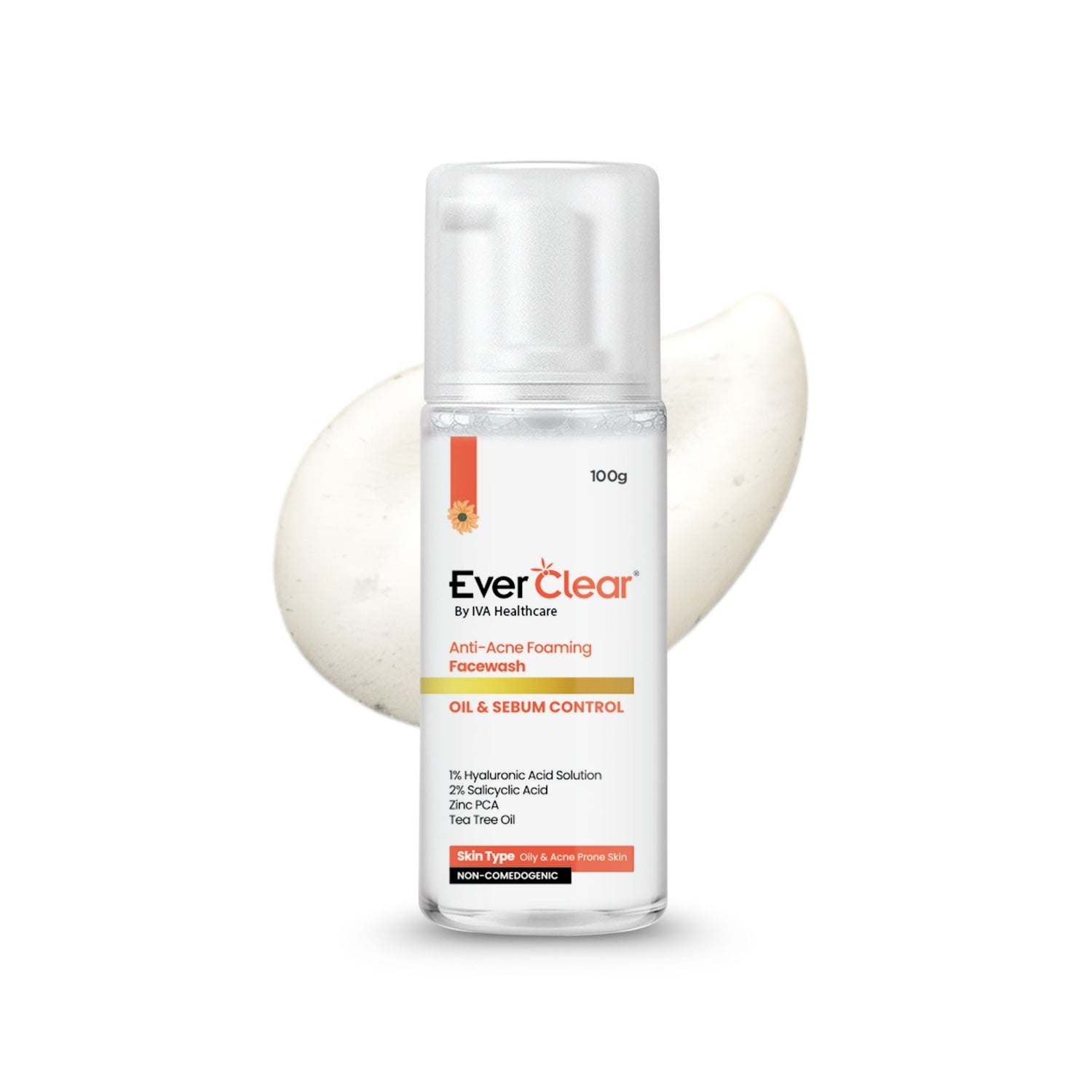 Everclear Anti Acne Foaming Face Wash - 100g