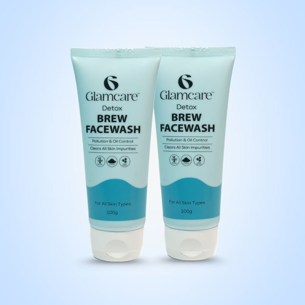 Glamcare Detox Brew Facewash Pack of 2 (100 g Each)