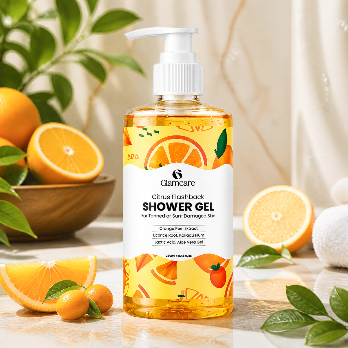 Glamcare Citrus Flashback Shower Gel