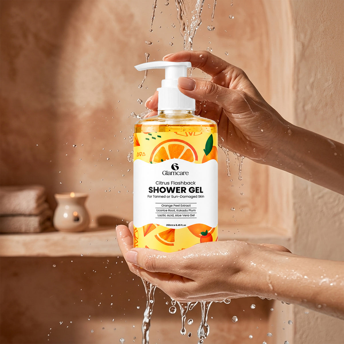Glamcare Citrus Flashback Shower Gel