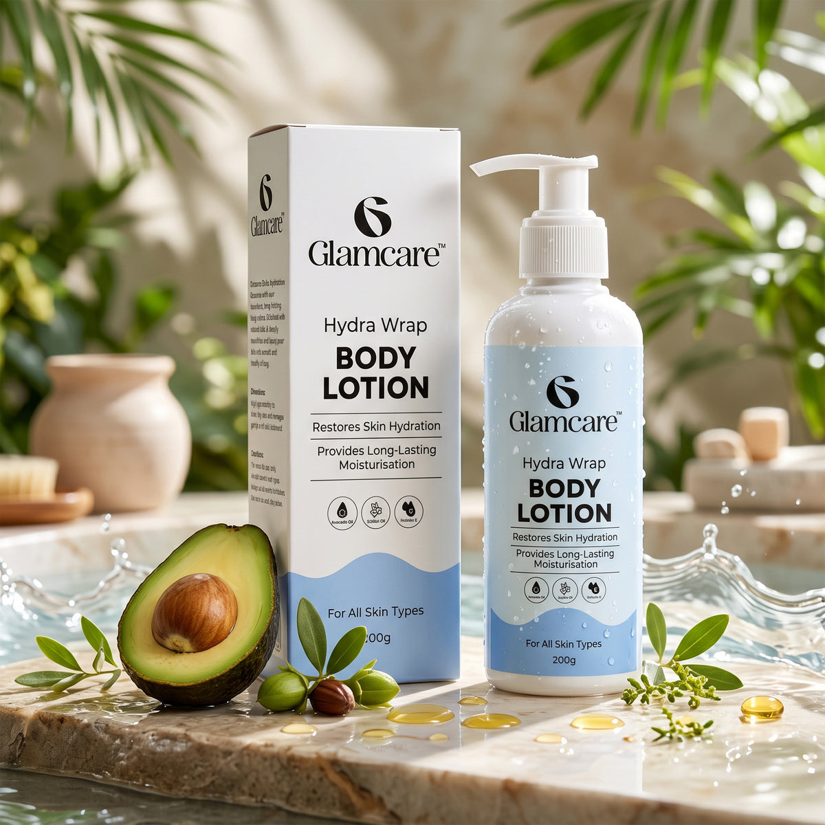 Glamcare Hydra Wrap Body Lotion