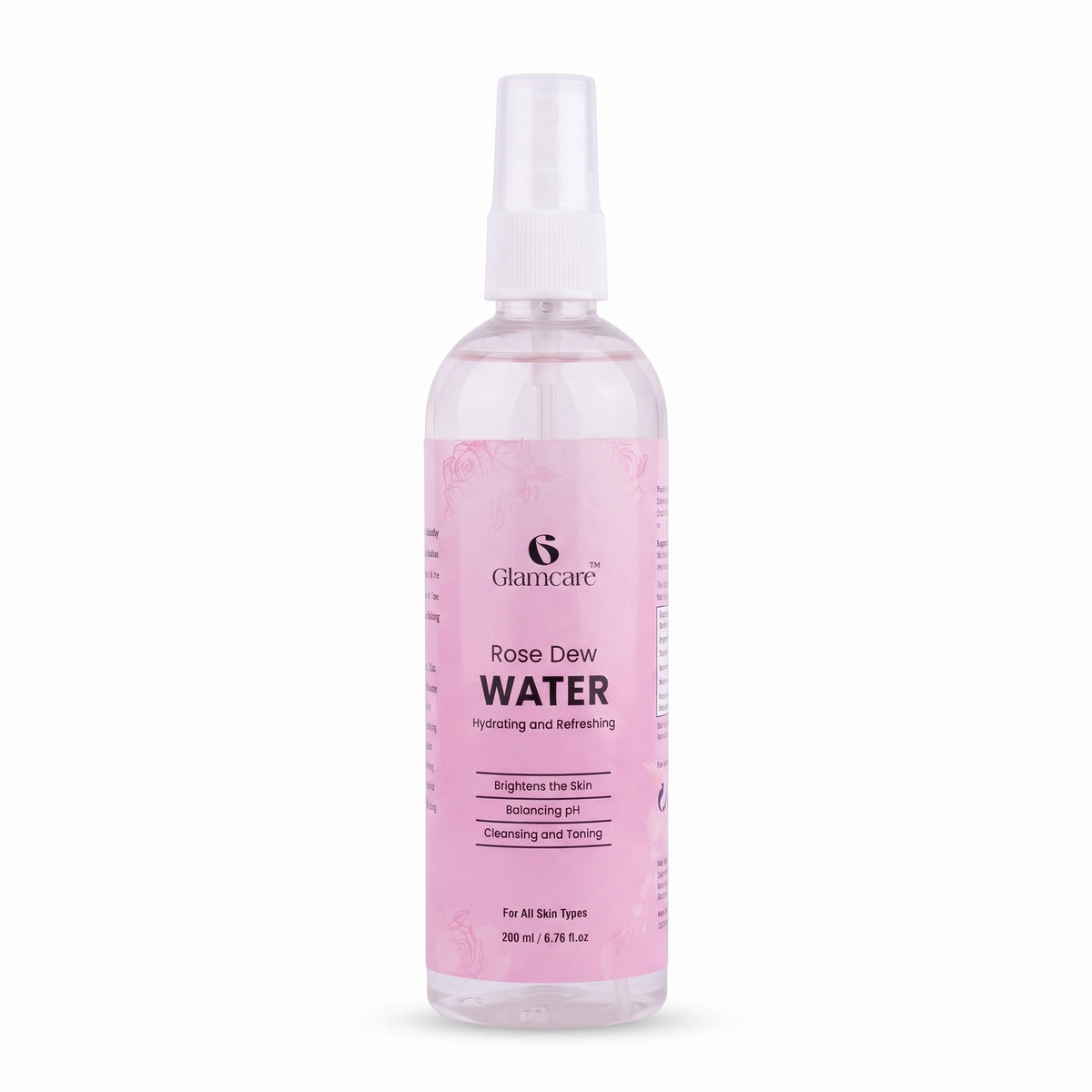 Glamcare Rose Dew Water (Spray) ( 100ml )