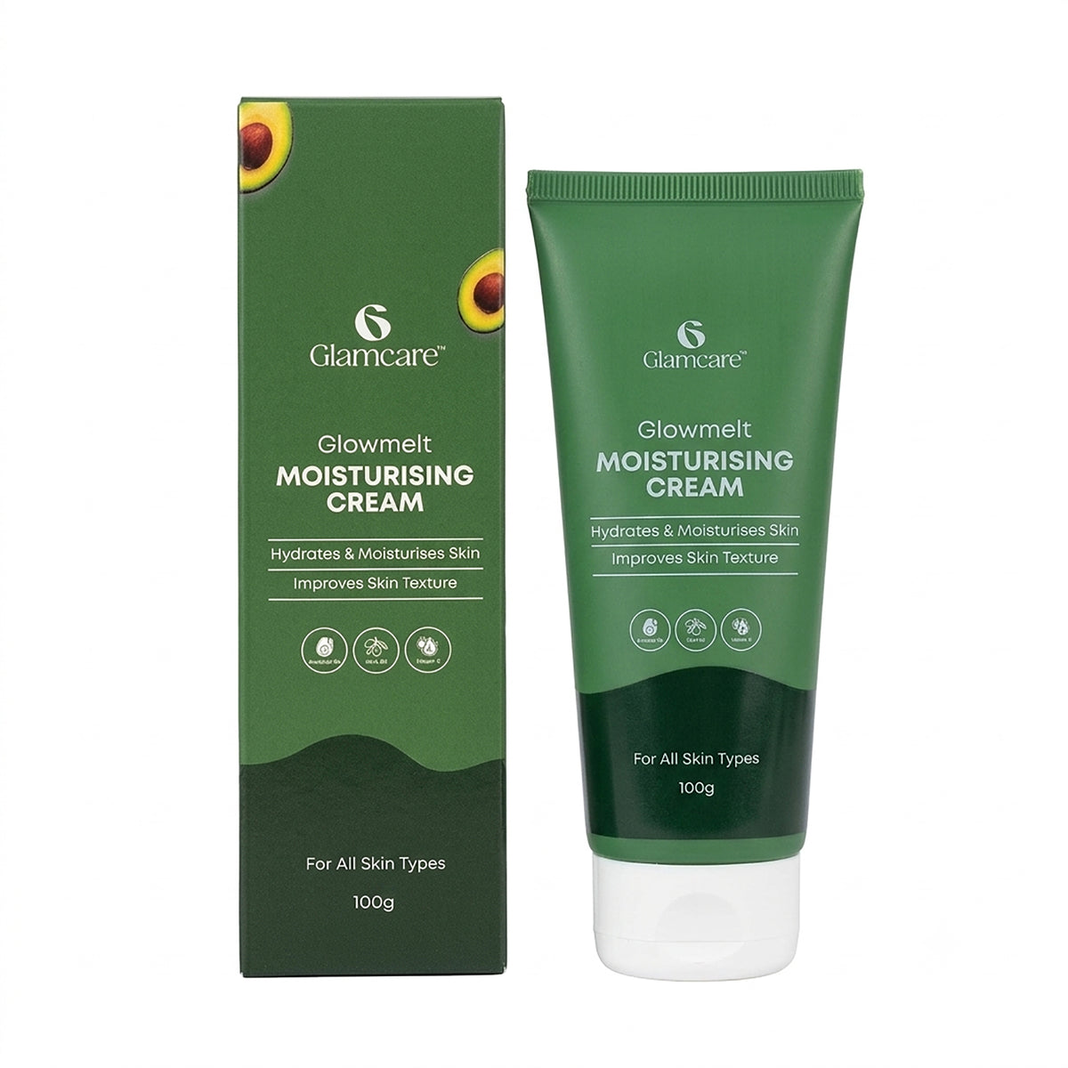 Glamcare Glowmelt Moisturizing Cream ( 100gm )