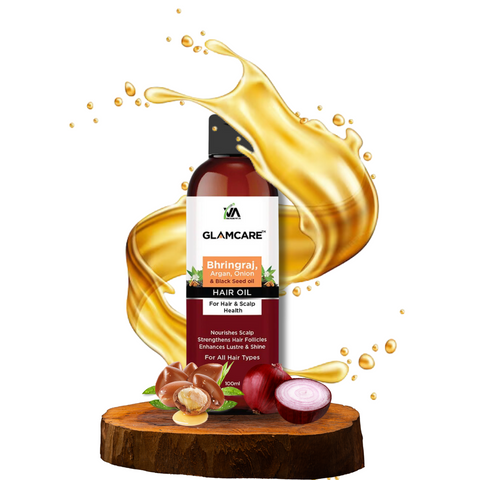 Hair Oil with Bhringraj, Argan, Onion & Black Seed Oil - 100 ML
