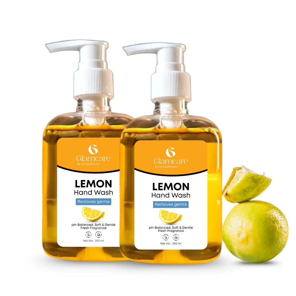 Glamcare Lemon Handwash Liquid (Pack of 2)