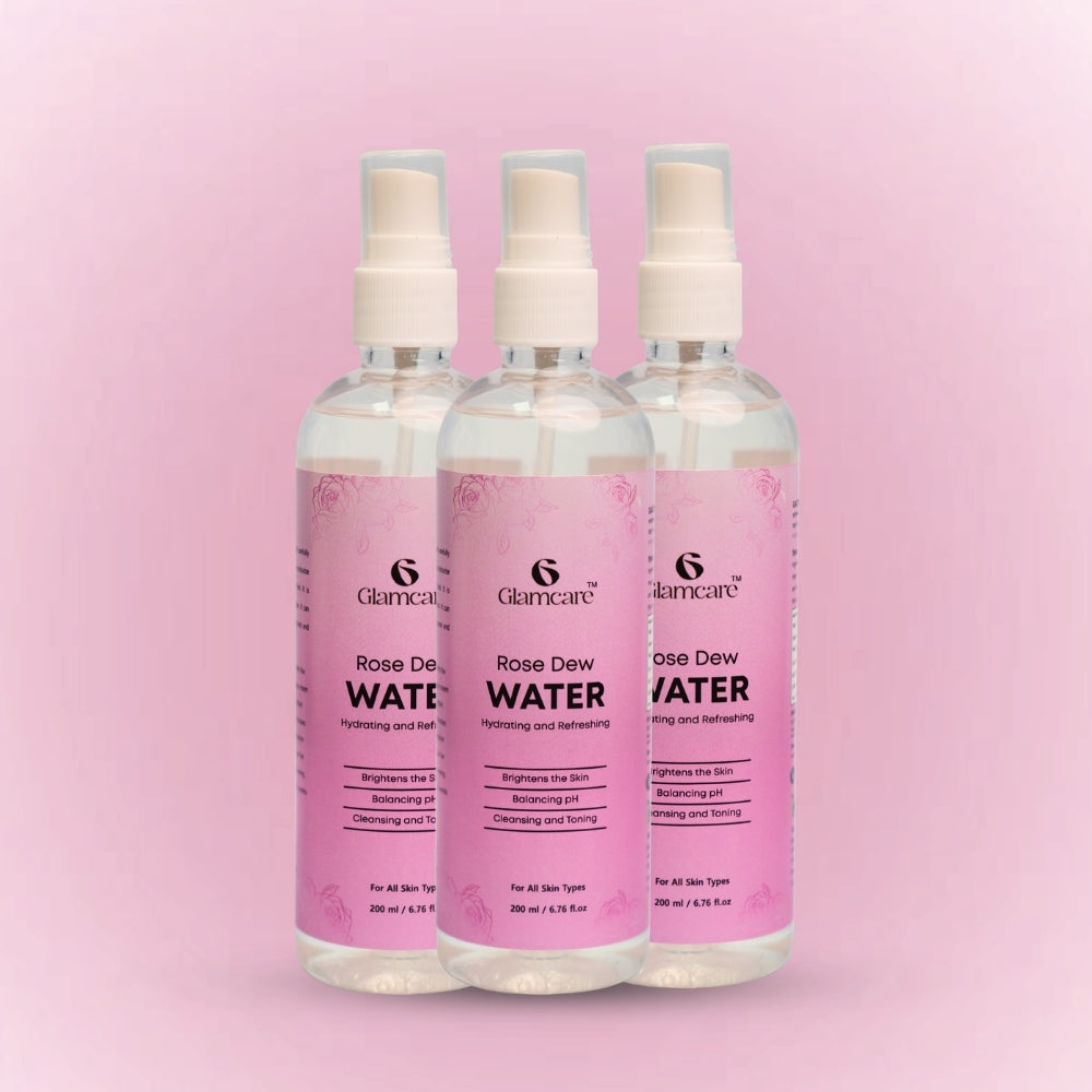 Rose Dew Water Spray - Pack of 3 (200 ml each)