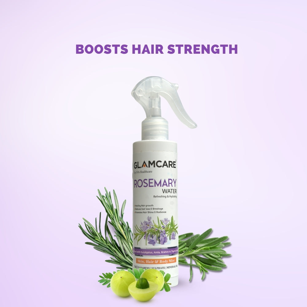 Glamcare Rosemary Water For Hair Growth (200 ml)