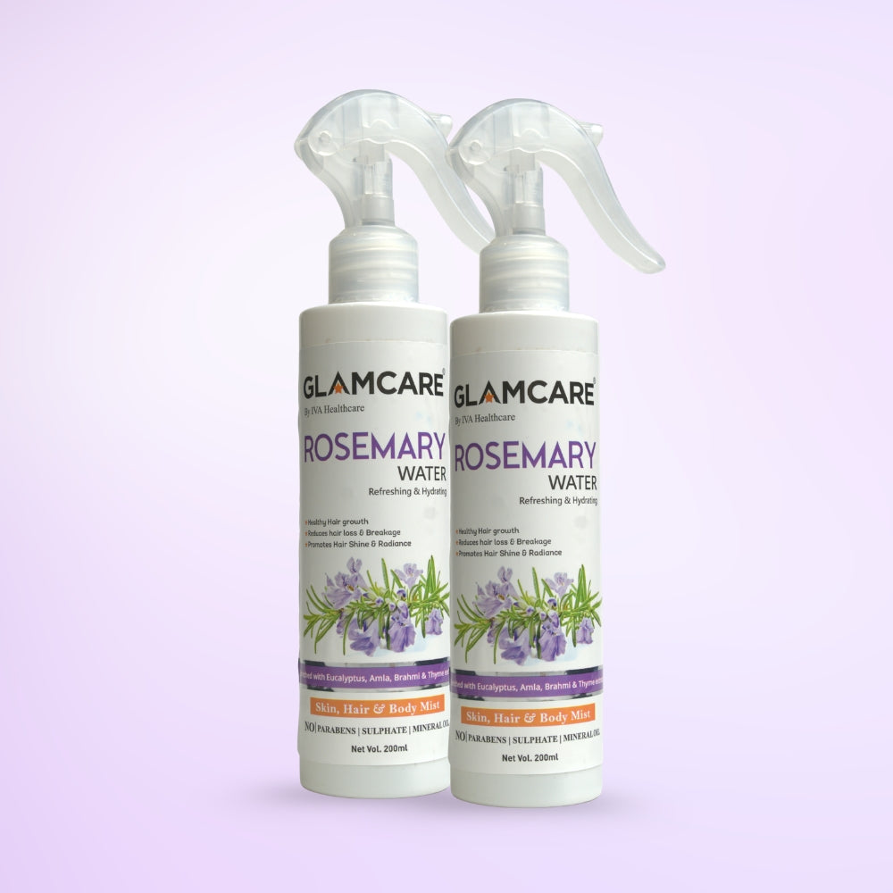 Glamcare Rosemary Water Spray (Pack of 2)