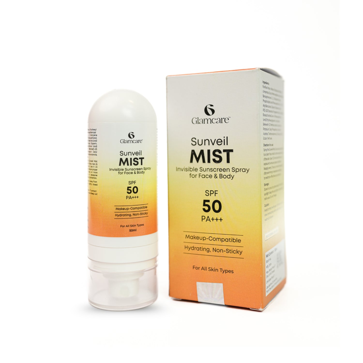 Invisible Sunscreen Spray SPF 50 PA+++