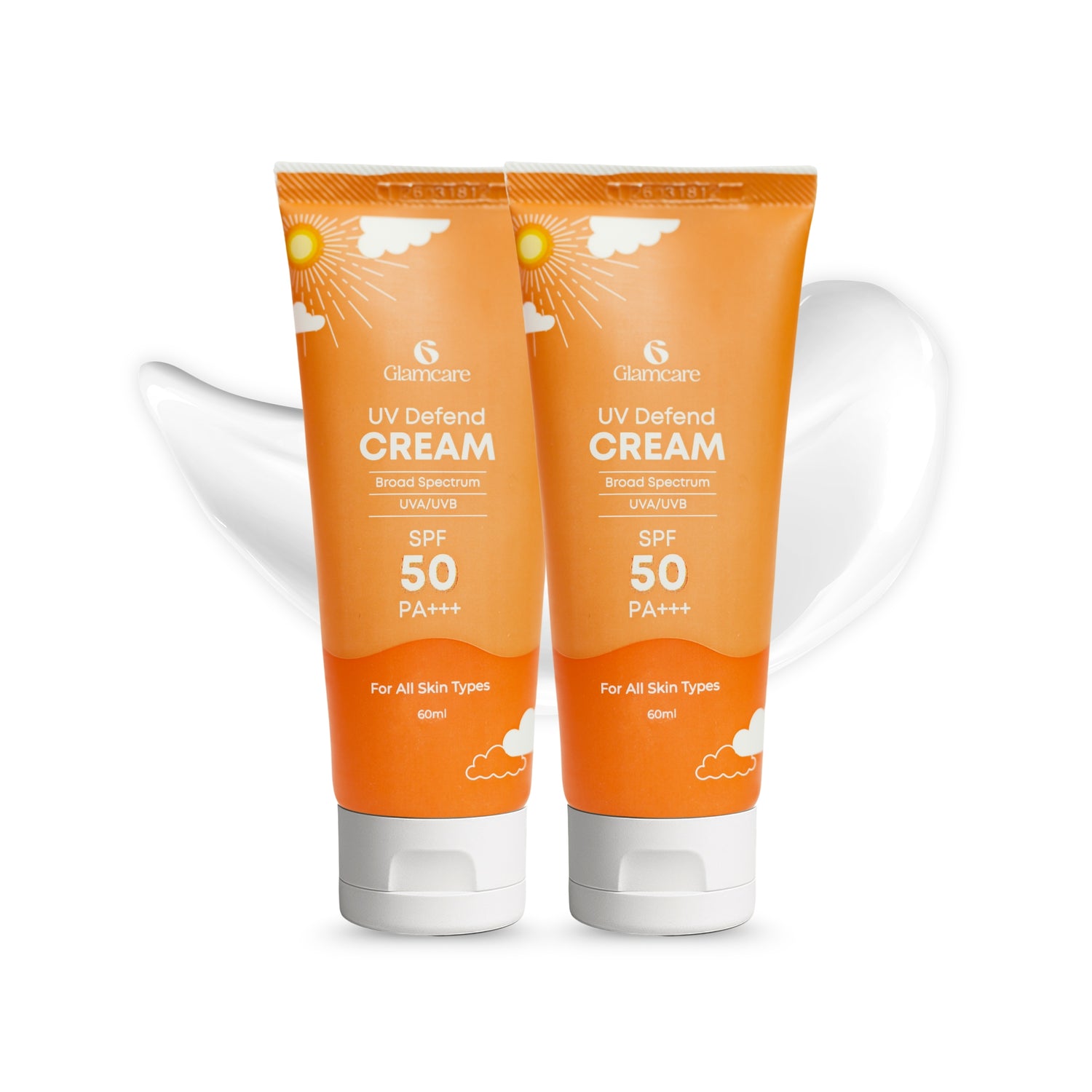 Glamcare UV Defend Sunscreen SPF 50 Pack of 2